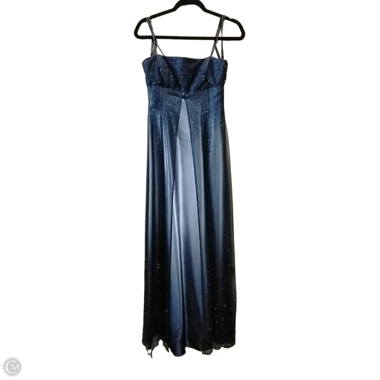 Dress Party Long By Cma In Blue, Size: S