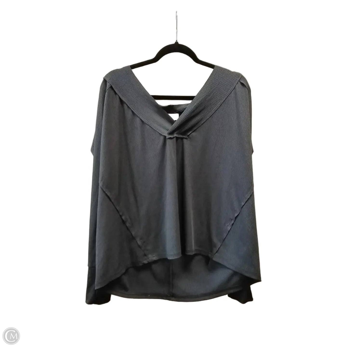 Top Long Sleeve By Pink Lily In Grey, Size: M