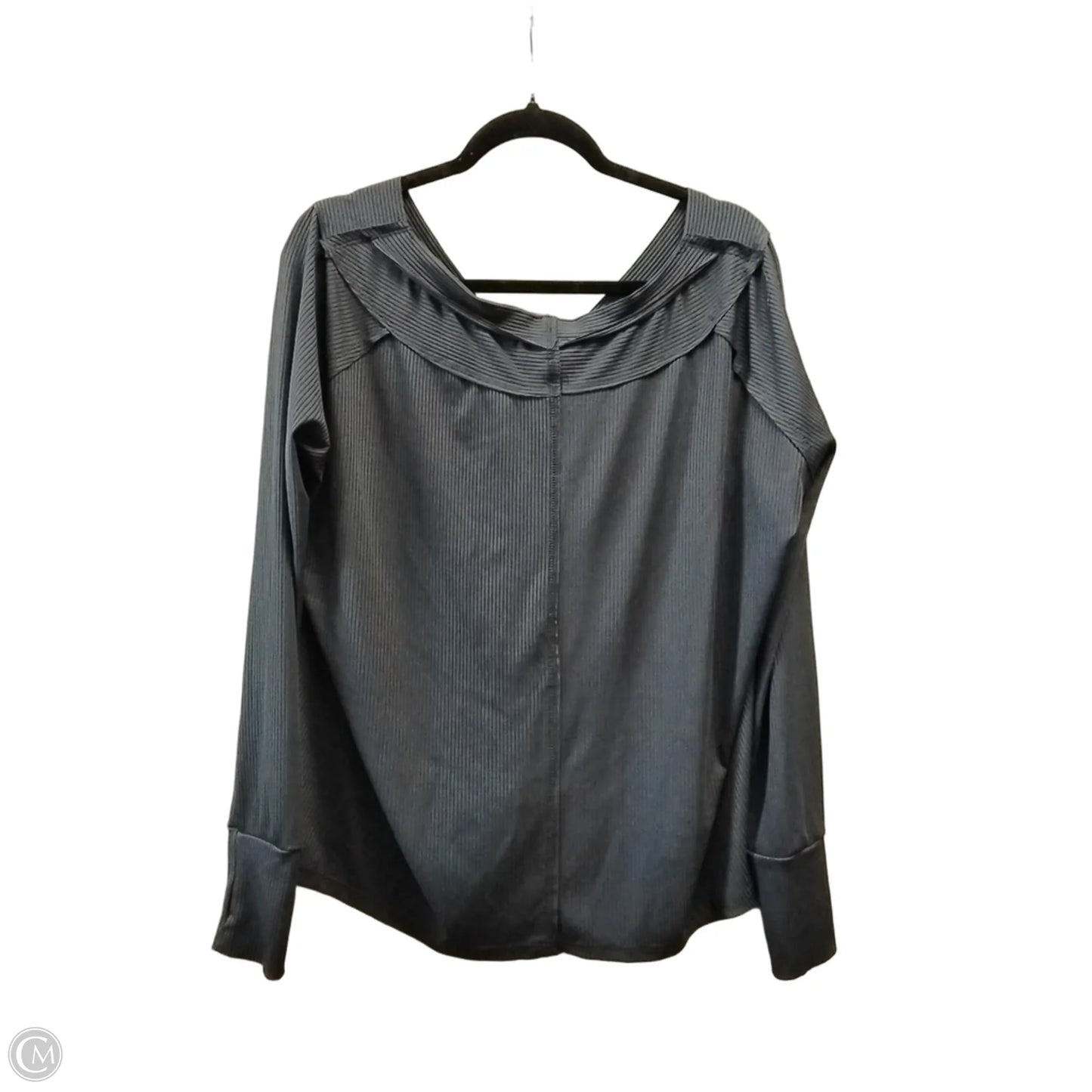 Top Long Sleeve By Pink Lily In Grey, Size: M