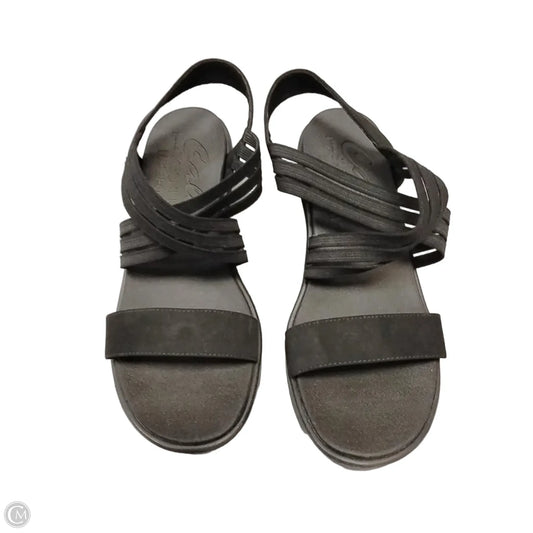 Sandals Flip Flops By Skechers In Black, Size: 10