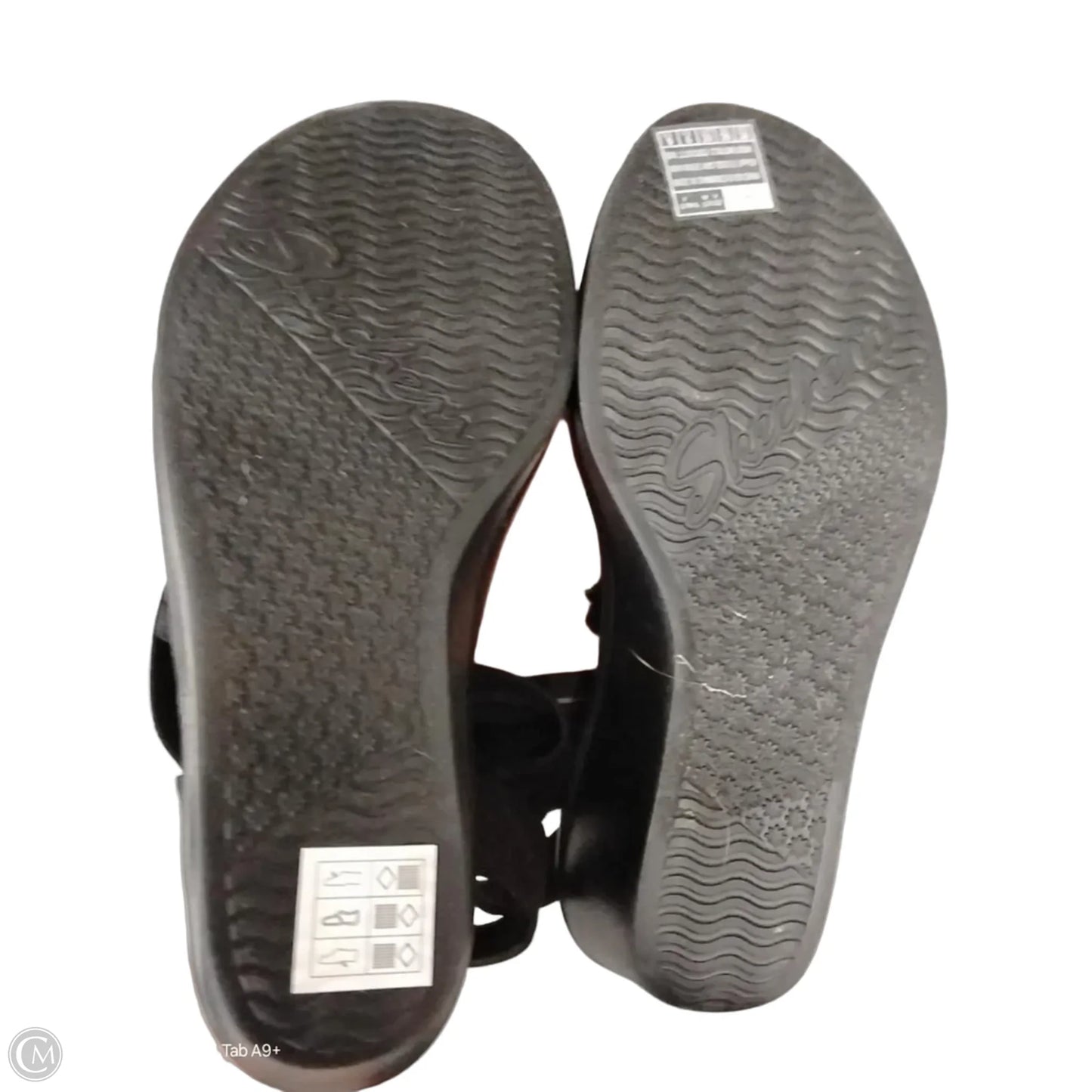 Sandals Flip Flops By Skechers In Black, Size: 10