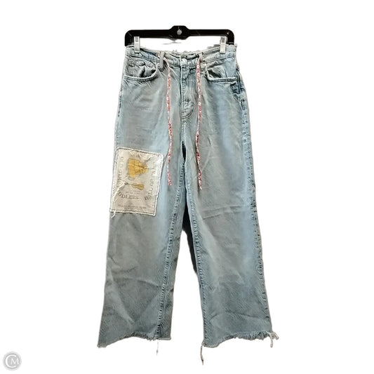 Jeans Wide Leg By Clothes Mentor In Blue Denim, Size: 2