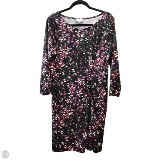 Dress Casual Short By Loft In Purple, Size: L