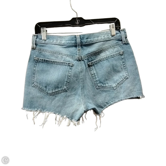 Shorts By L Agence In Blue Denim, Size: 6