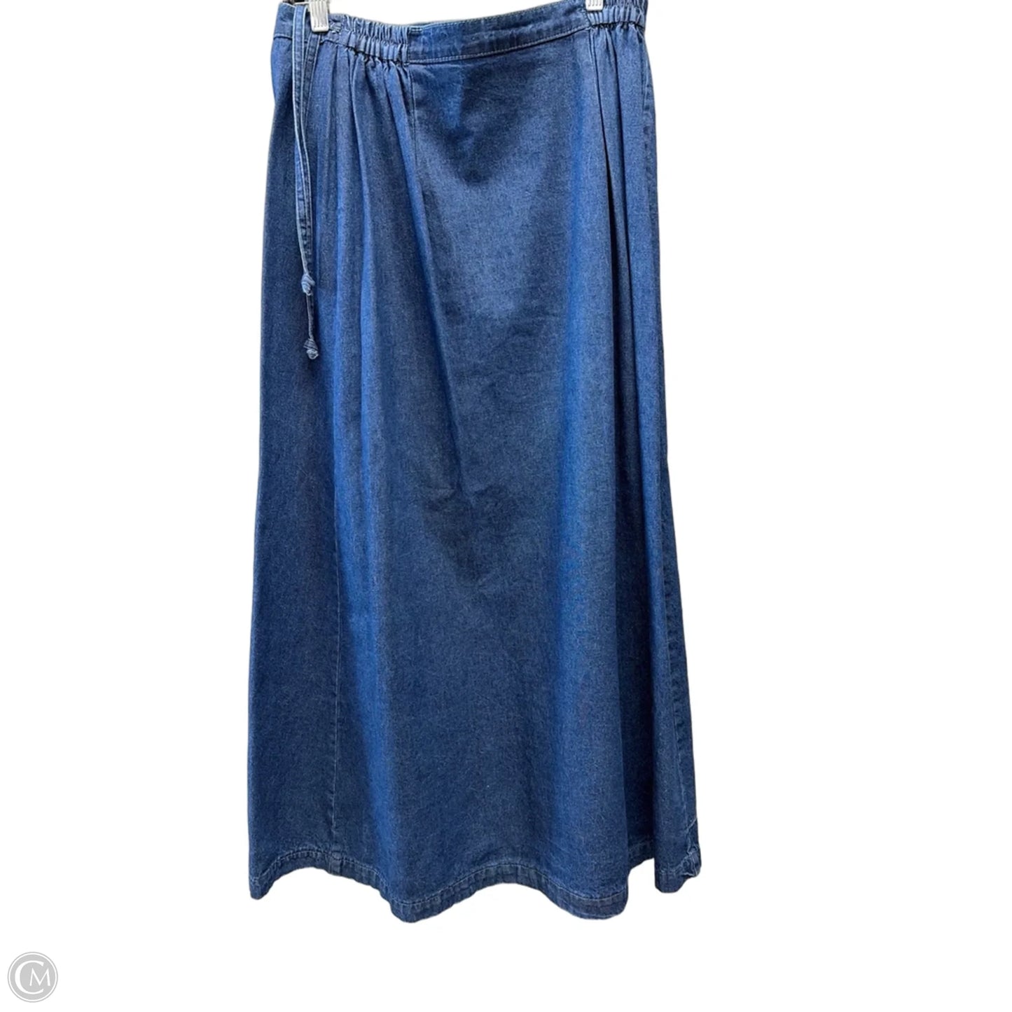 Skirt Maxi By Clothes Mentor In Blue Denim, Size: 12