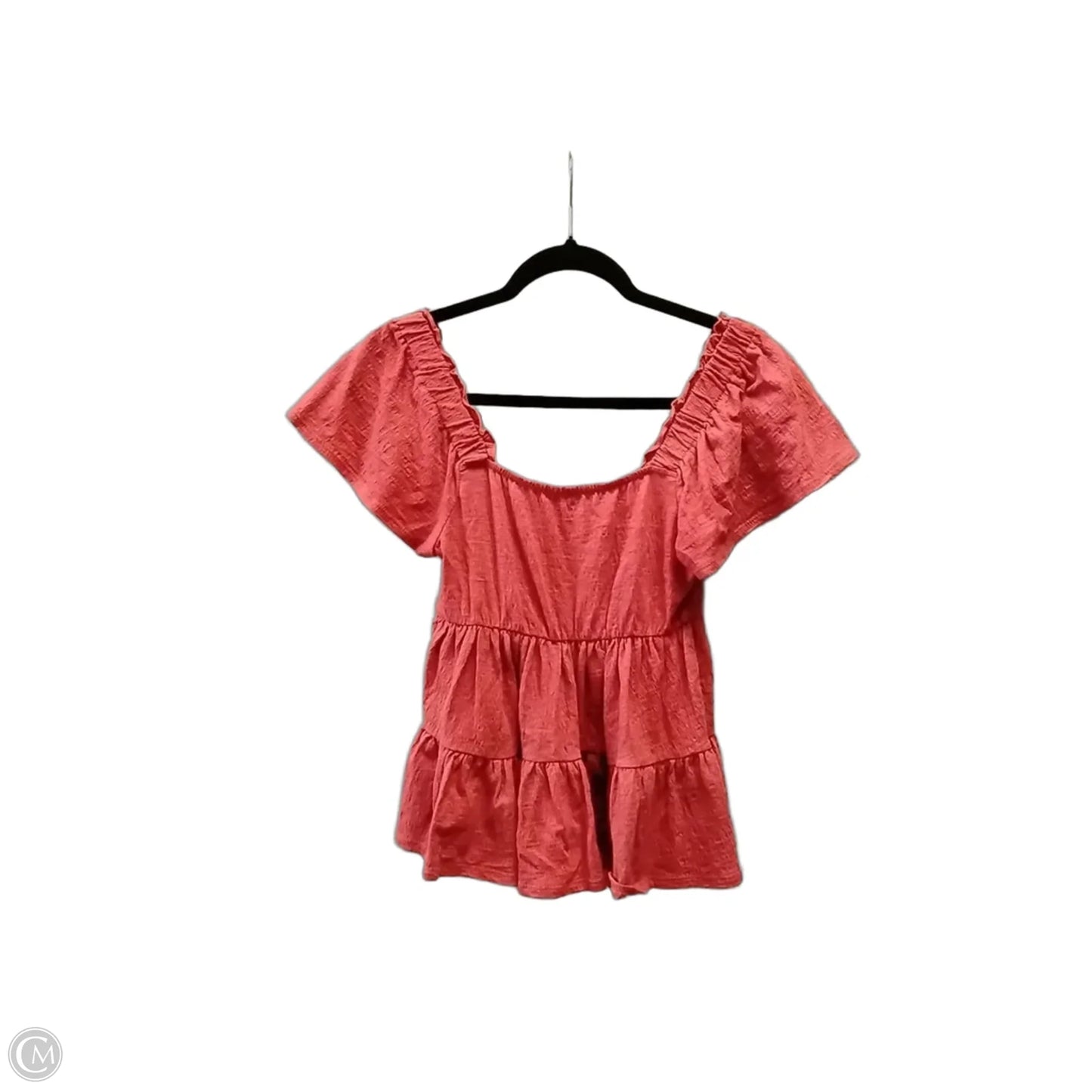 Top Short Sleeve By Altard State In Orange, Size: S