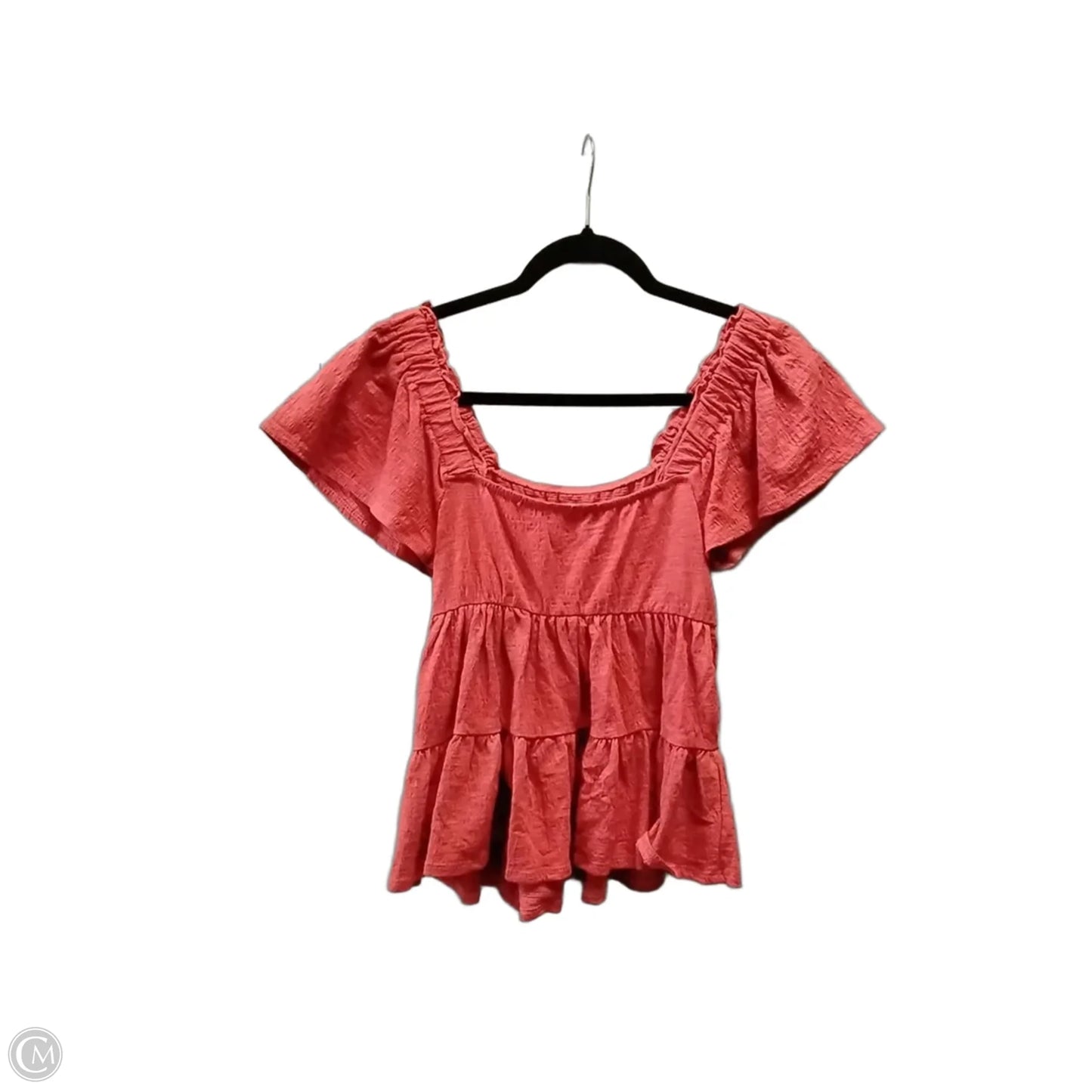 Top Short Sleeve By Altard State In Orange, Size: S