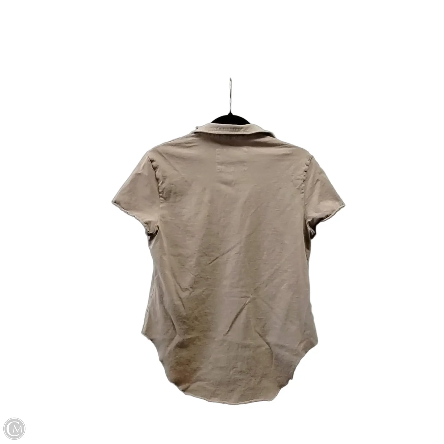 Top Short Sleeve By Frank And Eileen In Brown, Size: M