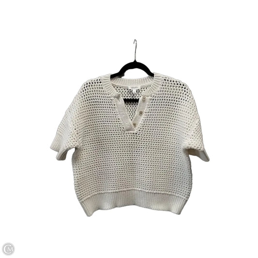 Top Short Sleeve By Haven In White, Size: M