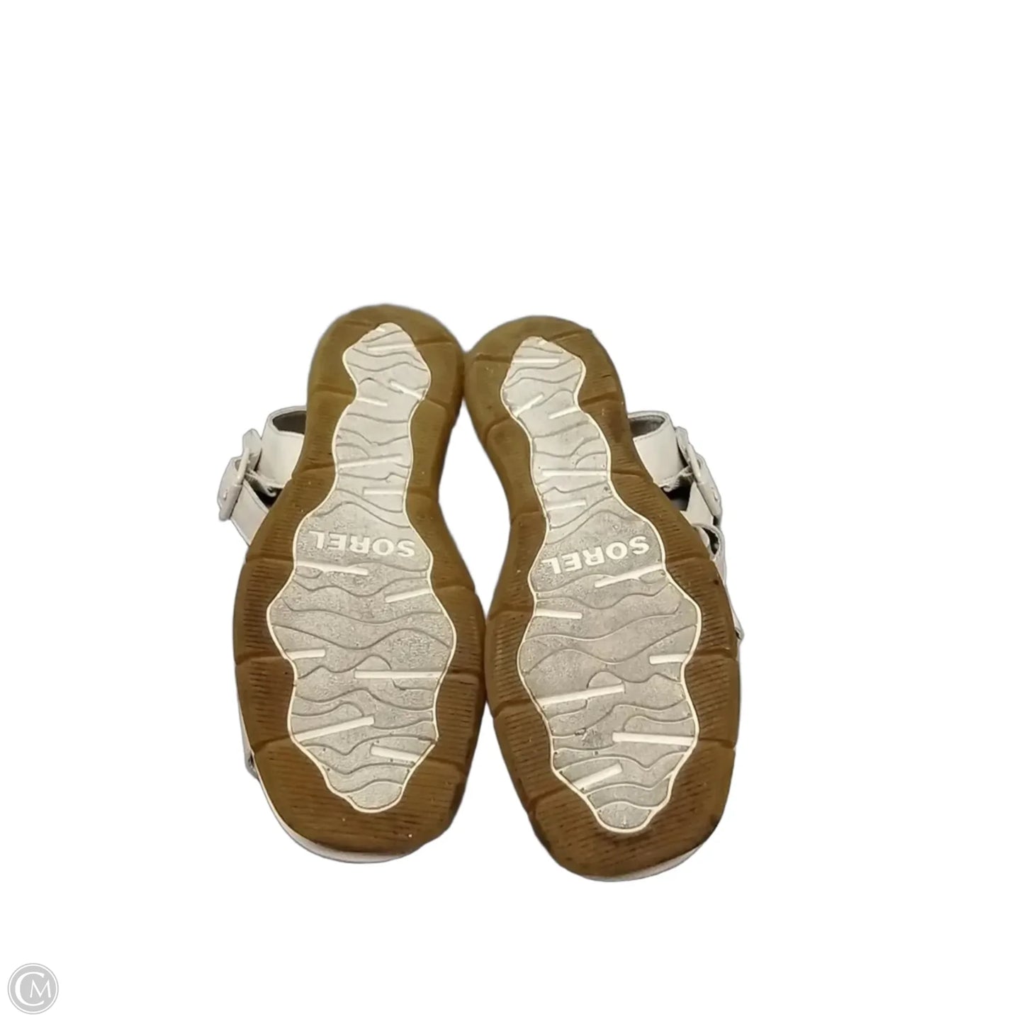 Sandals Heels Platform By Sorel In Beige, Size: 6.5