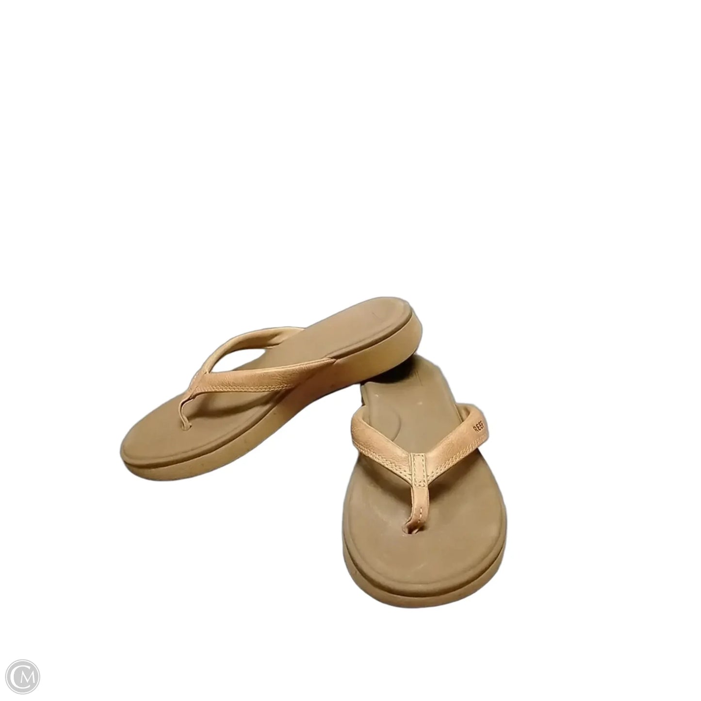 Sandals Flip Flops By Reef In Brown, Size: 7