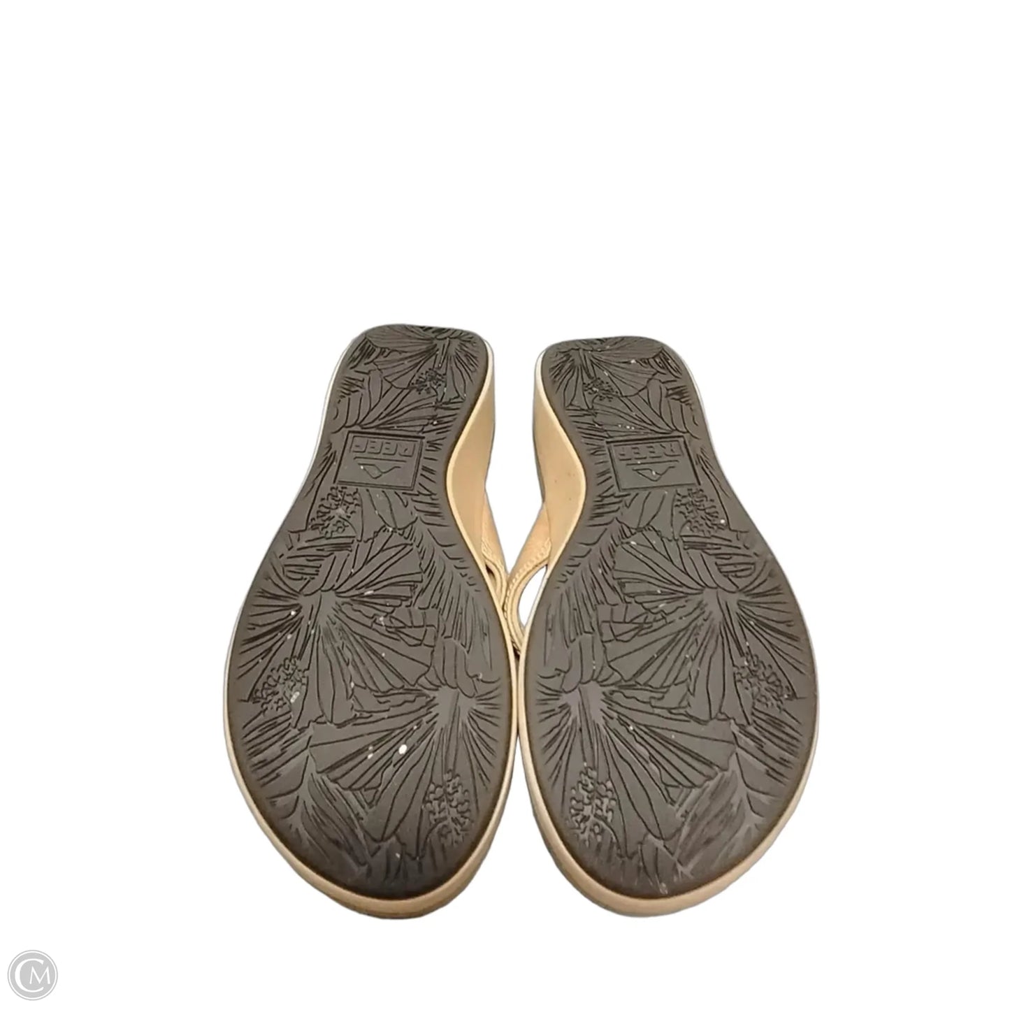 Sandals Flip Flops By Reef In Brown, Size: 7