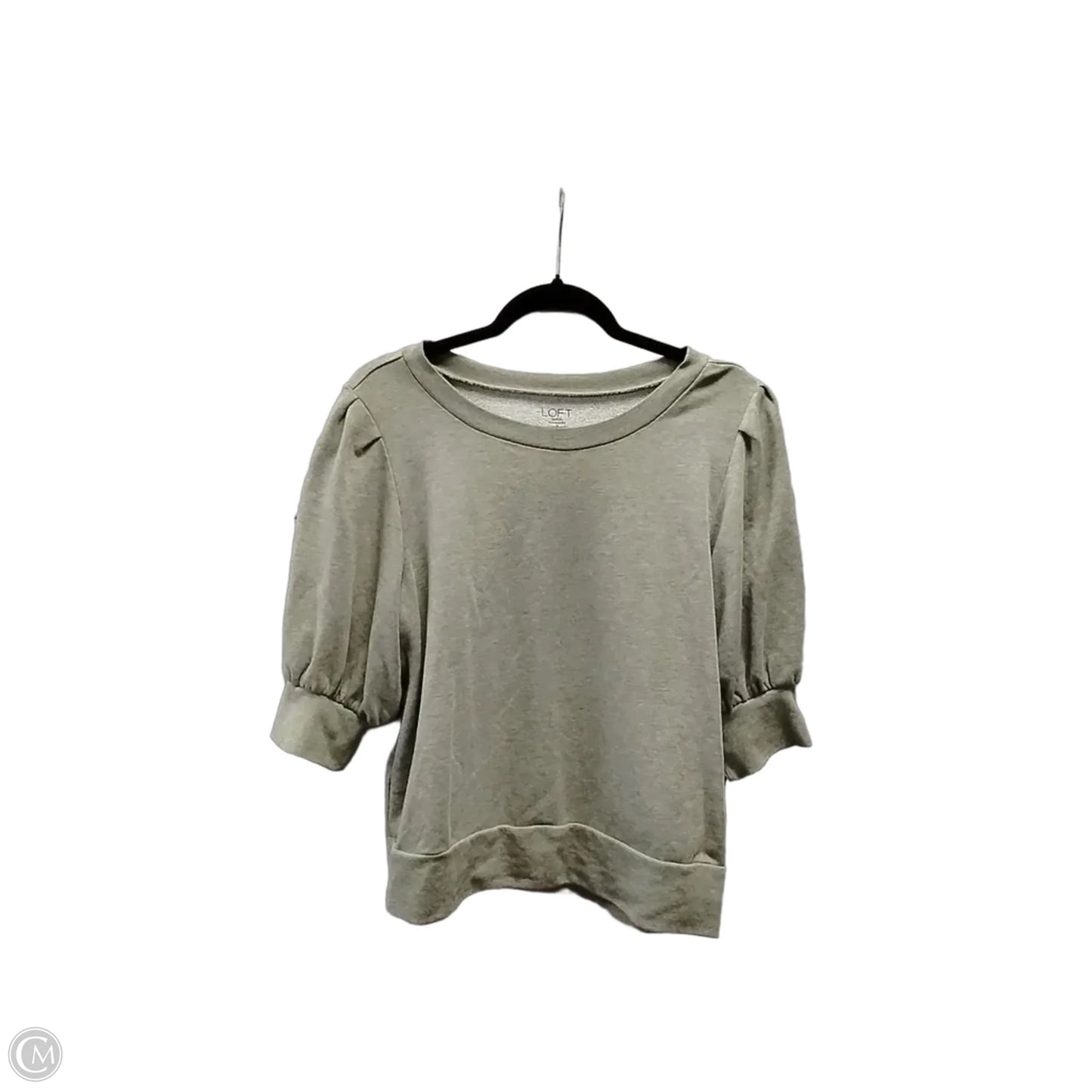 Top 3/4 Sleeve By Loft In Green, Size: M