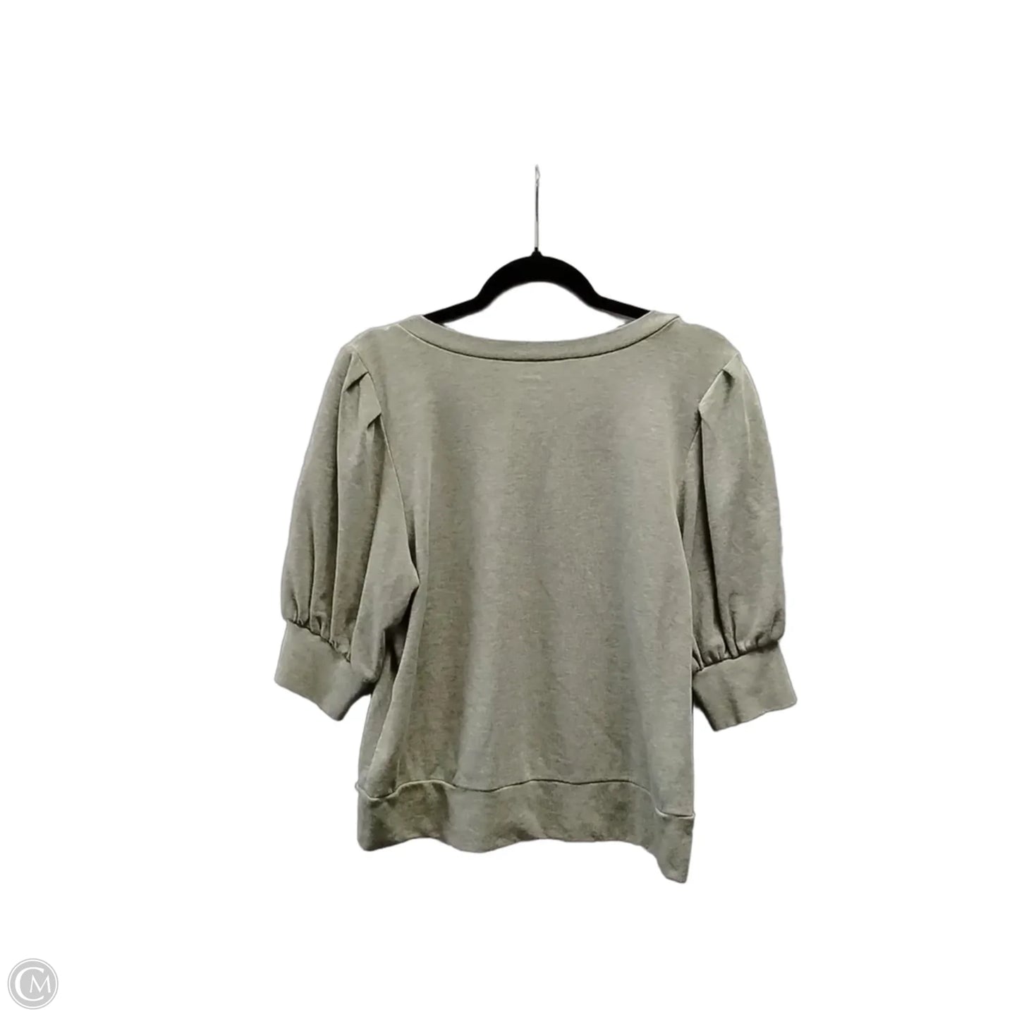 Top 3/4 Sleeve By Loft In Green, Size: M
