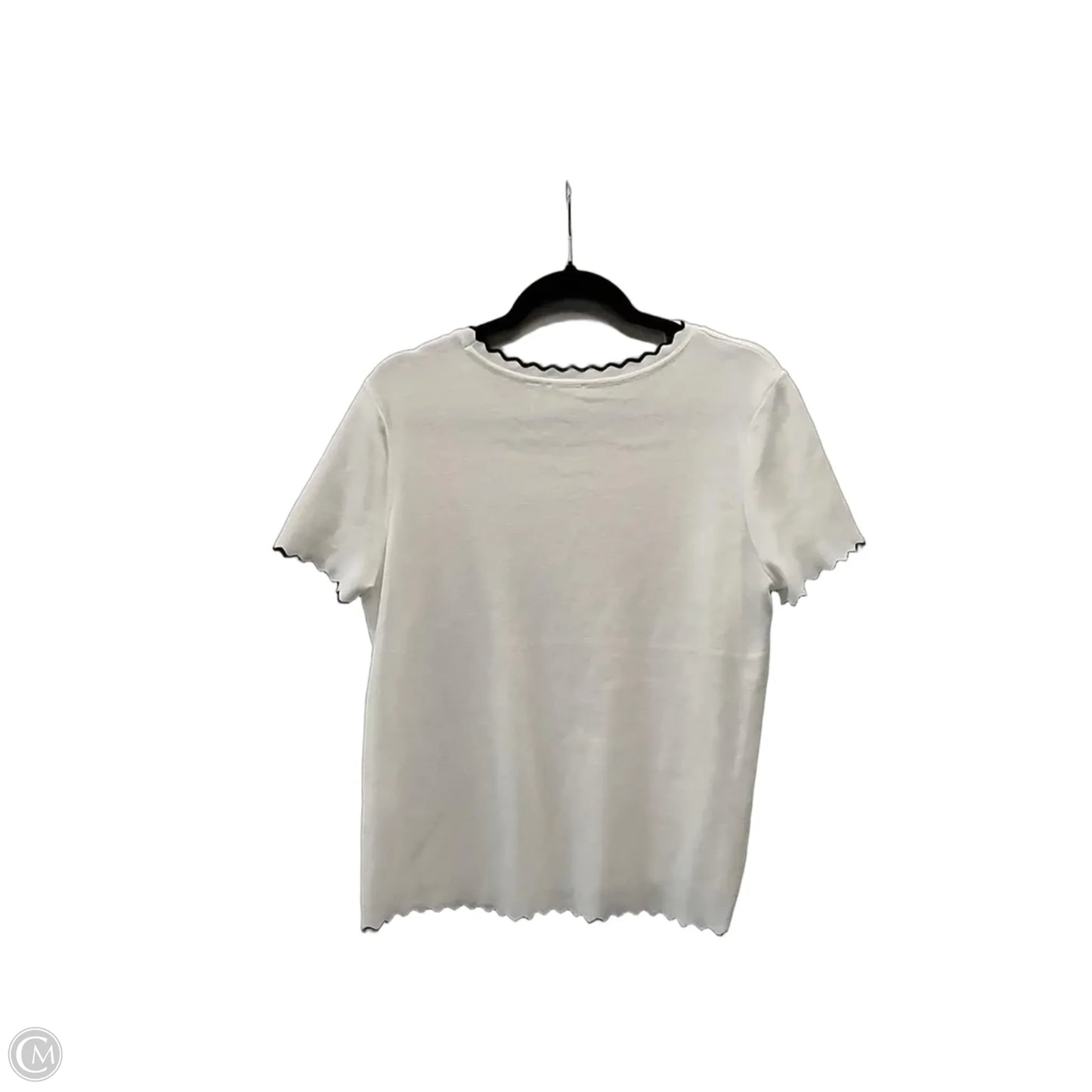 Top Short Sleeve By Cyrus In White, Size: L