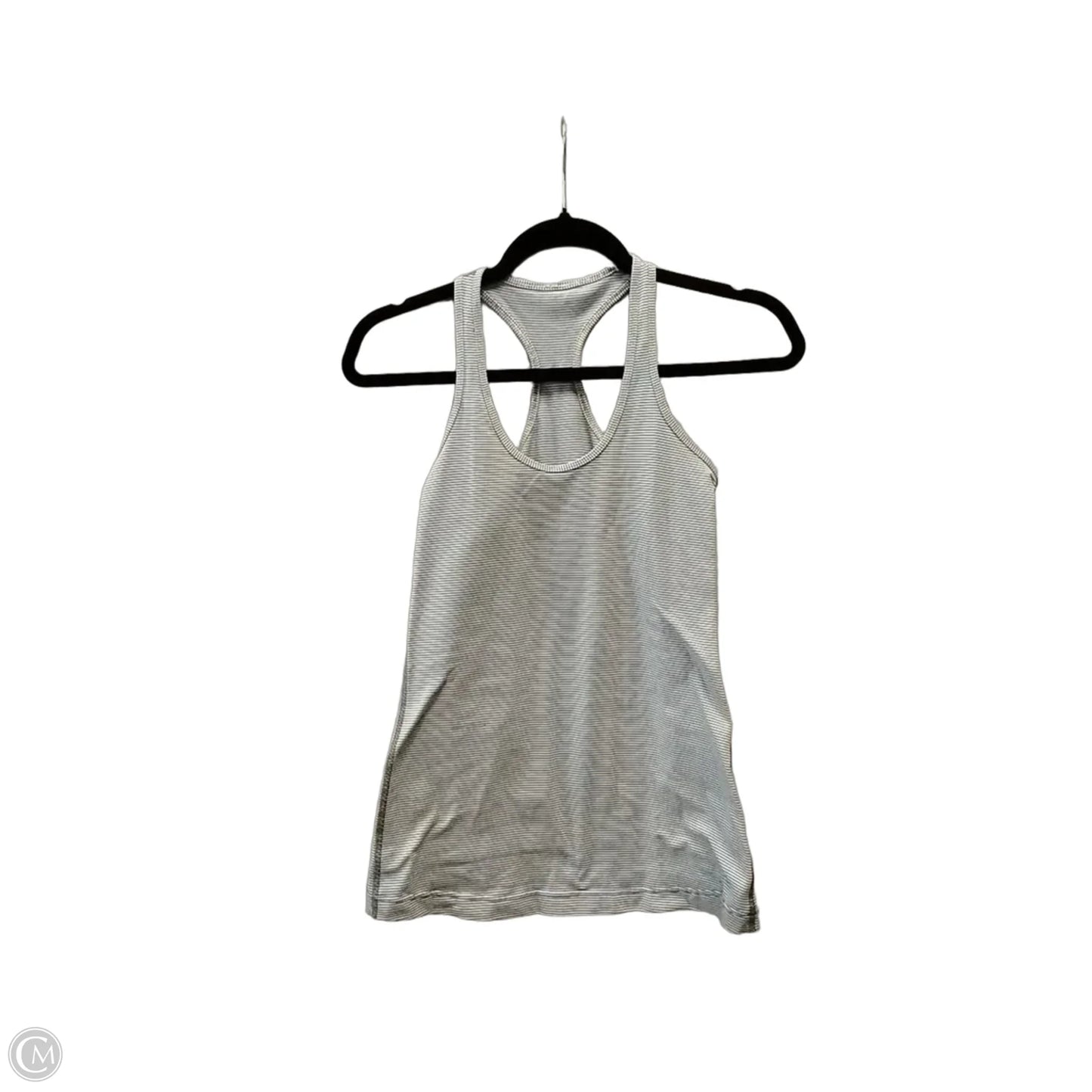 Athletic Tank Top By Lululemon In Striped Pattern, Size: L