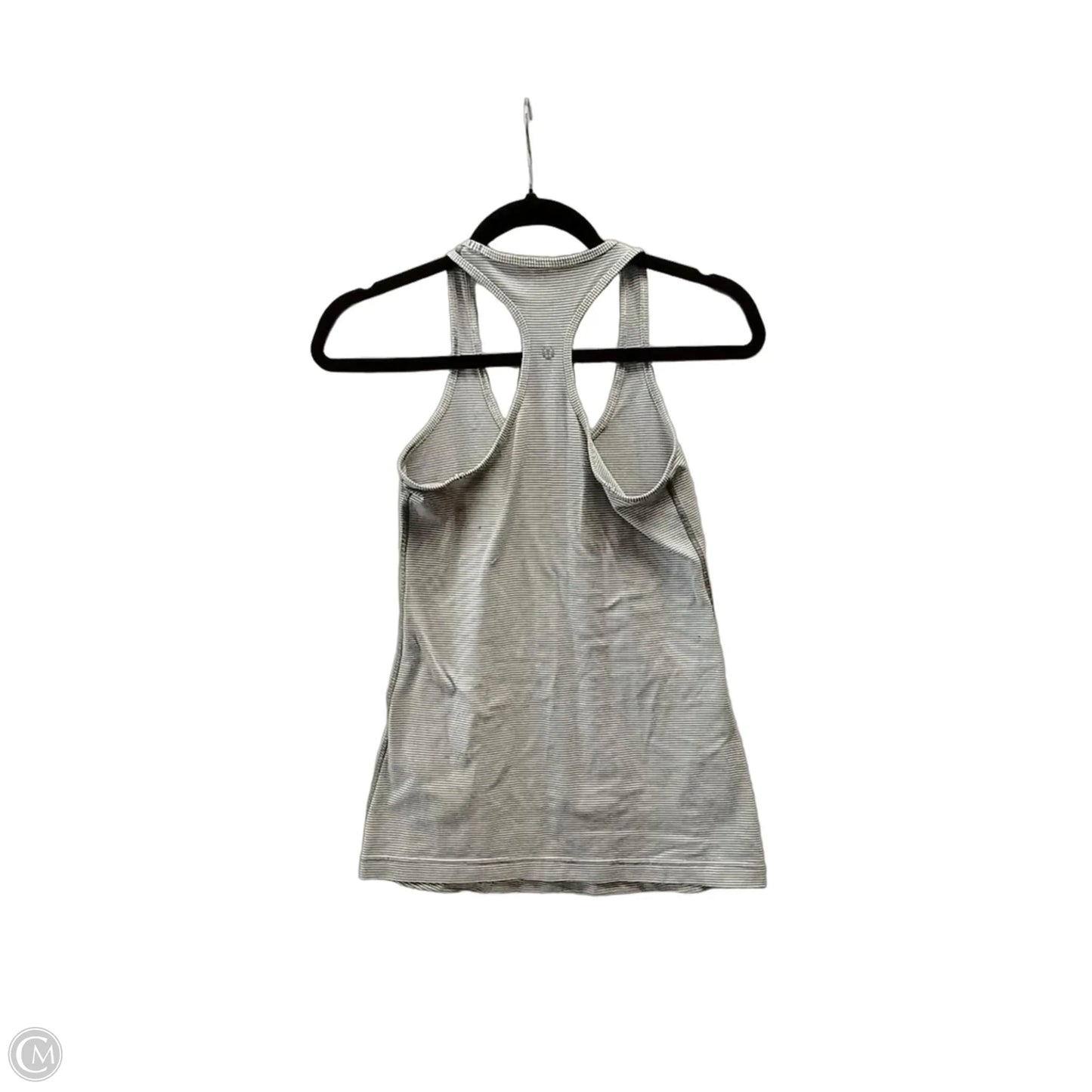 Athletic Tank Top By Lululemon In Striped Pattern, Size: L