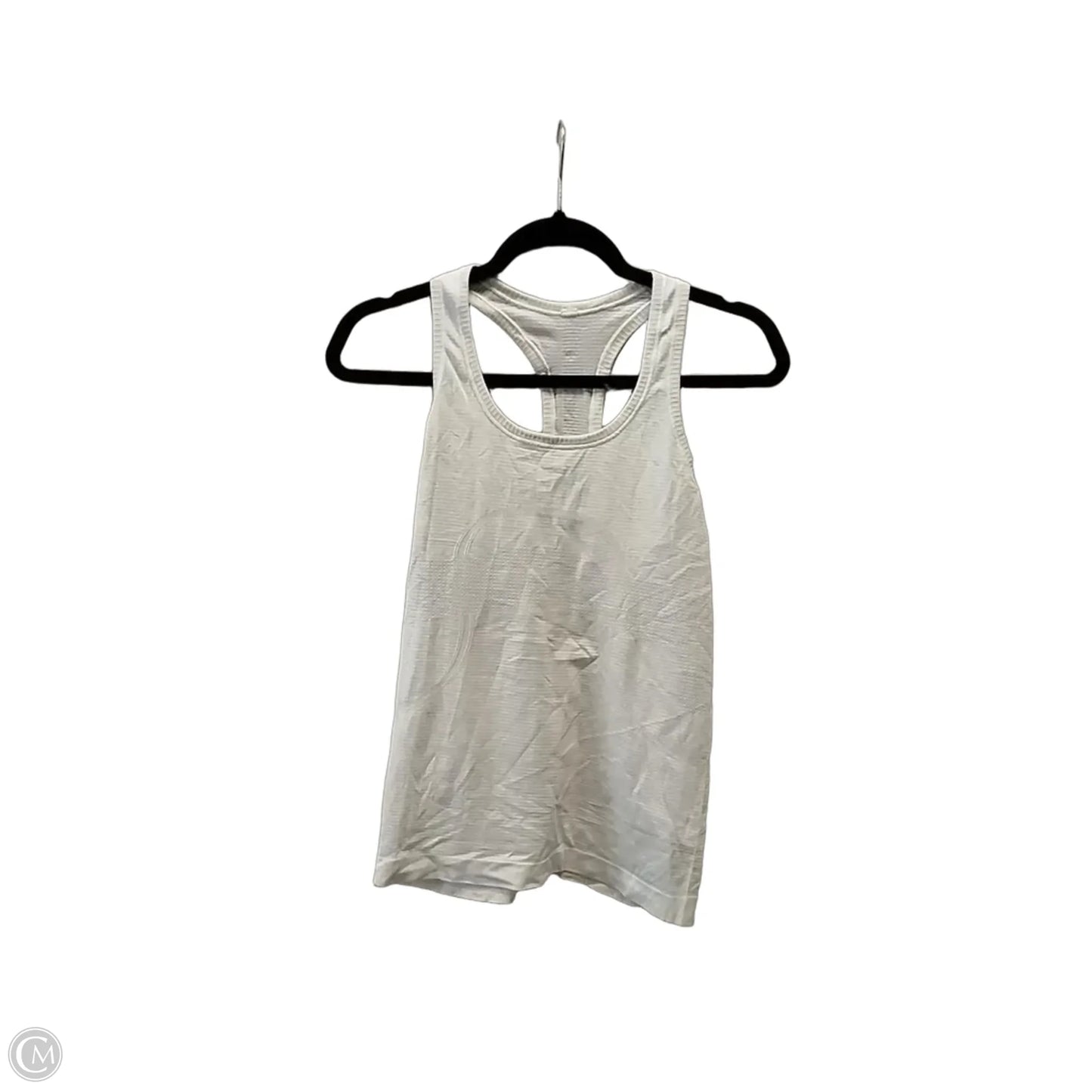 Athletic Tank Top By Lululemon In White, Size: L