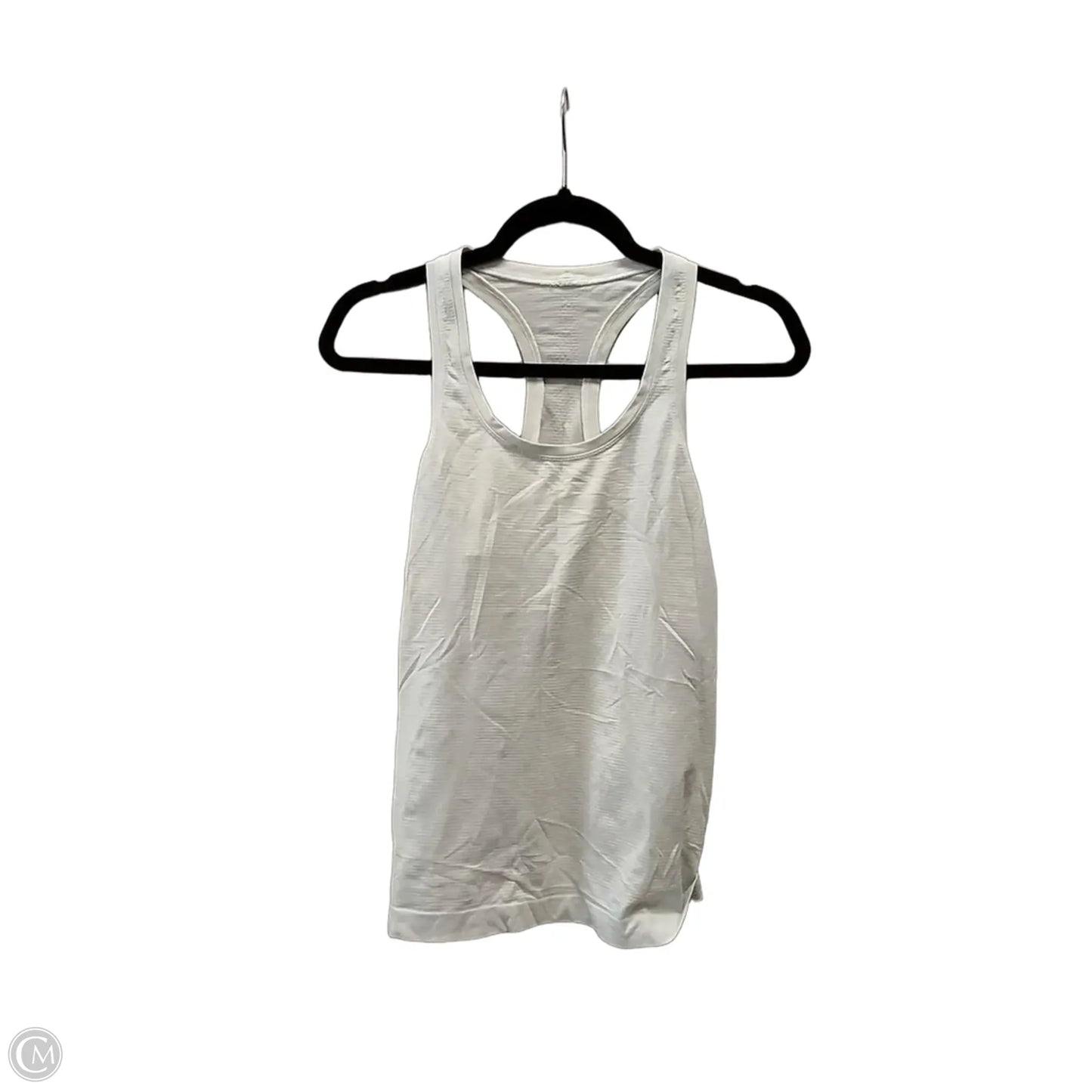 Athletic Tank Top By Lululemon In White, Size: L