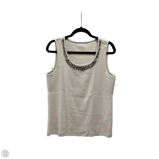 Tank Top By Chicos In Brown, Size: L