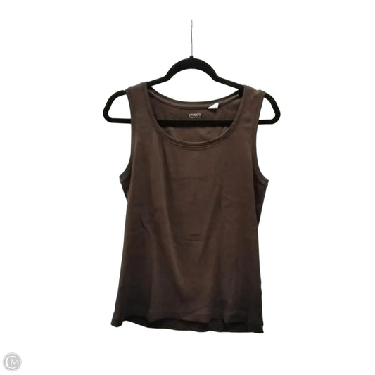 Tank Top By Chicos In Brown, Size: L