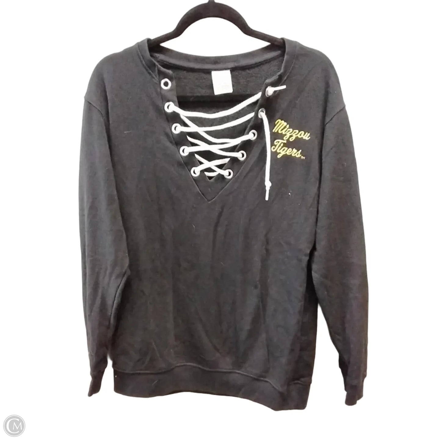 Sweatshirt Crewneck By Pink In Black, Size: Xs