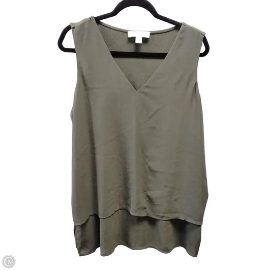 Blouse Sleeveless By Michael By Michael Kors In Green, Size: Xl