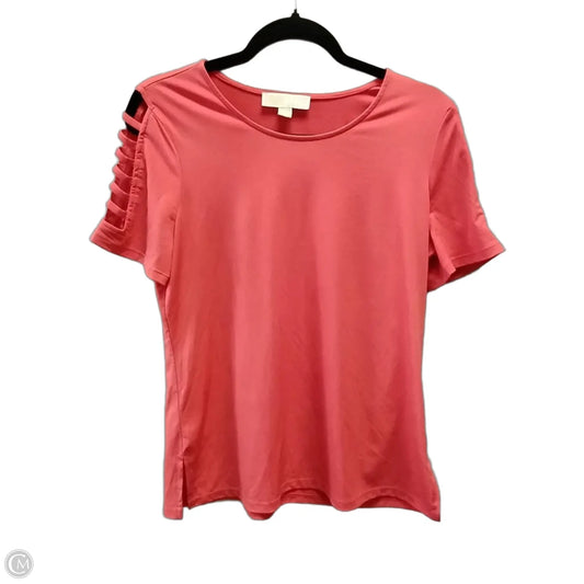 Top Short Sleeve By Michael By Michael Kors In Orange, Size: M