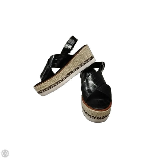 Shoes Heels Wedge By Vince Camuto In Black, Size: 7.5