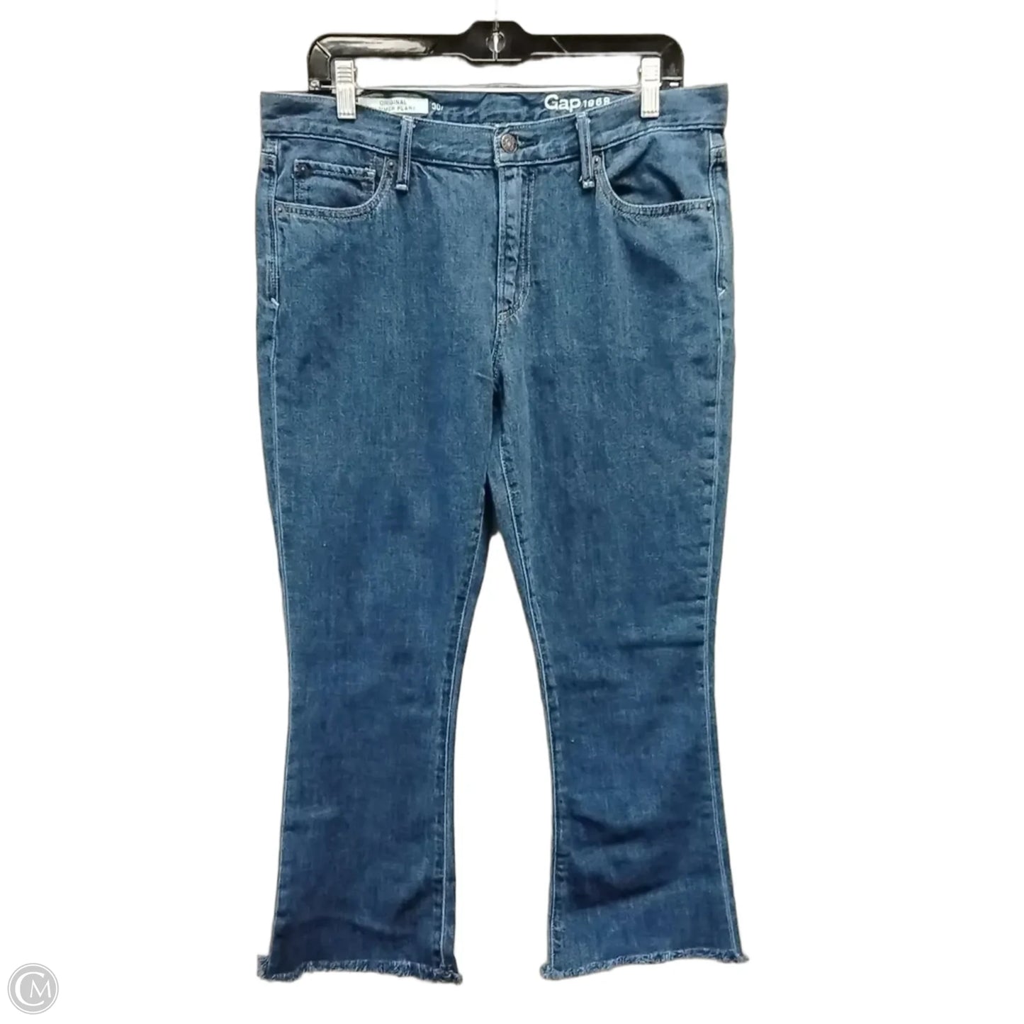 Jeans Flared By Gap In Blue Denim, Size: 10