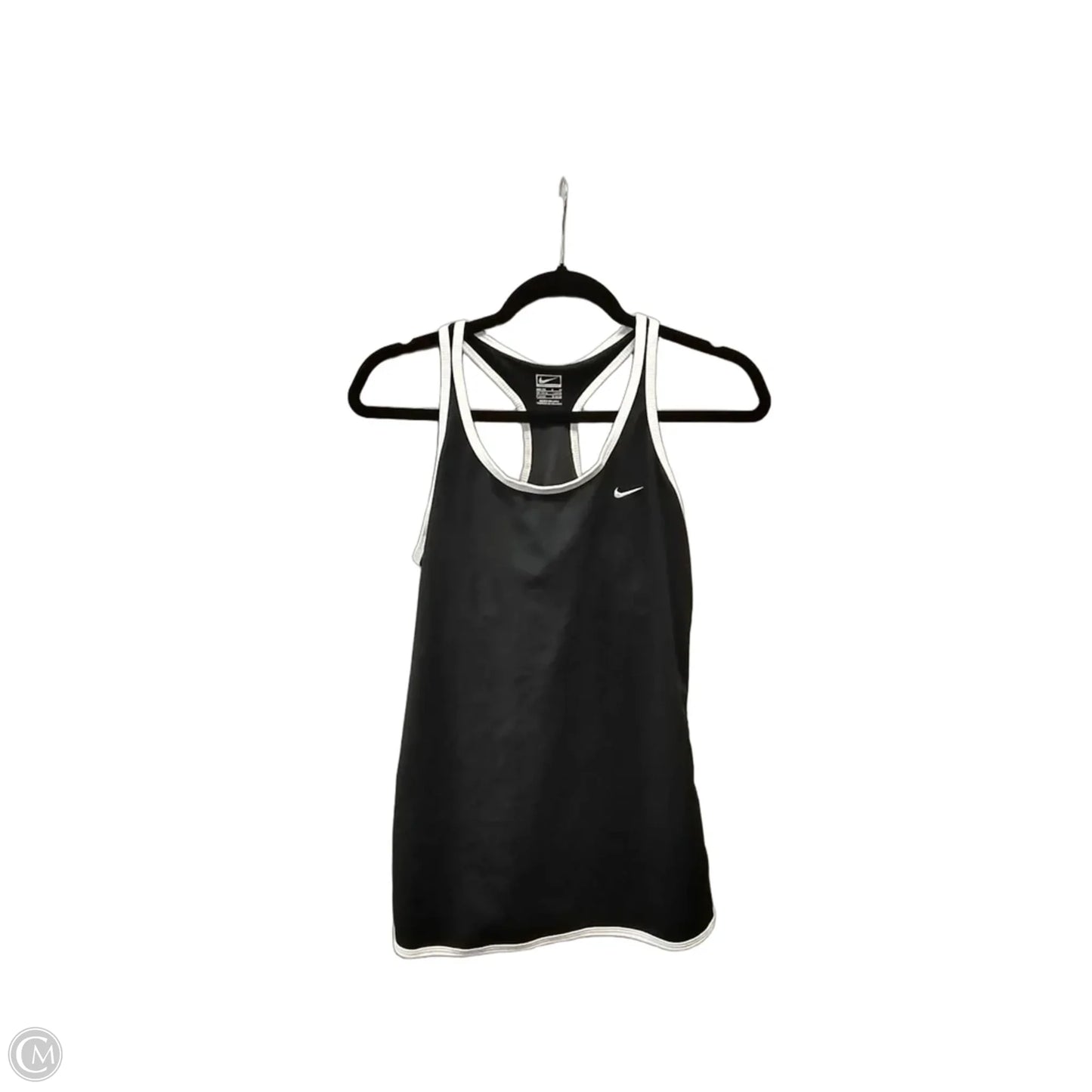 Athletic Tank Top By Nike In Black, Size: M