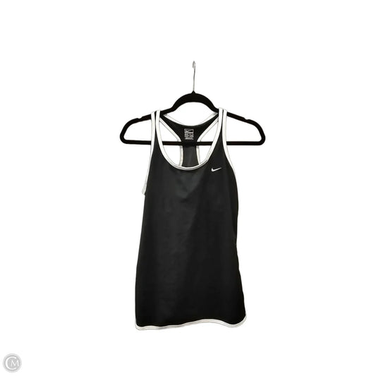 Athletic Tank Top By Nike In Black, Size: M