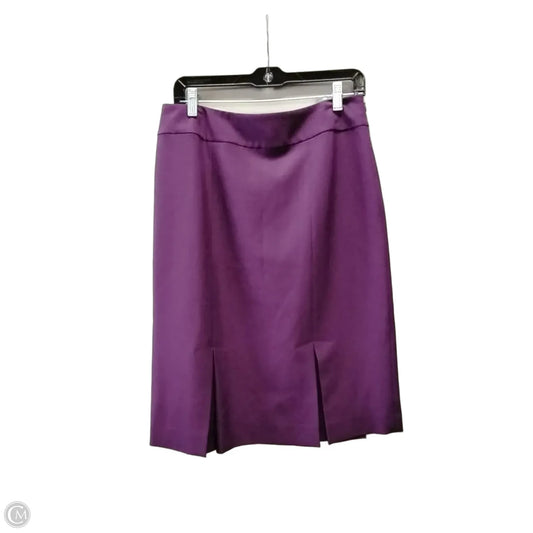 Skirt Midi By Black Label In Purple, Size: 6