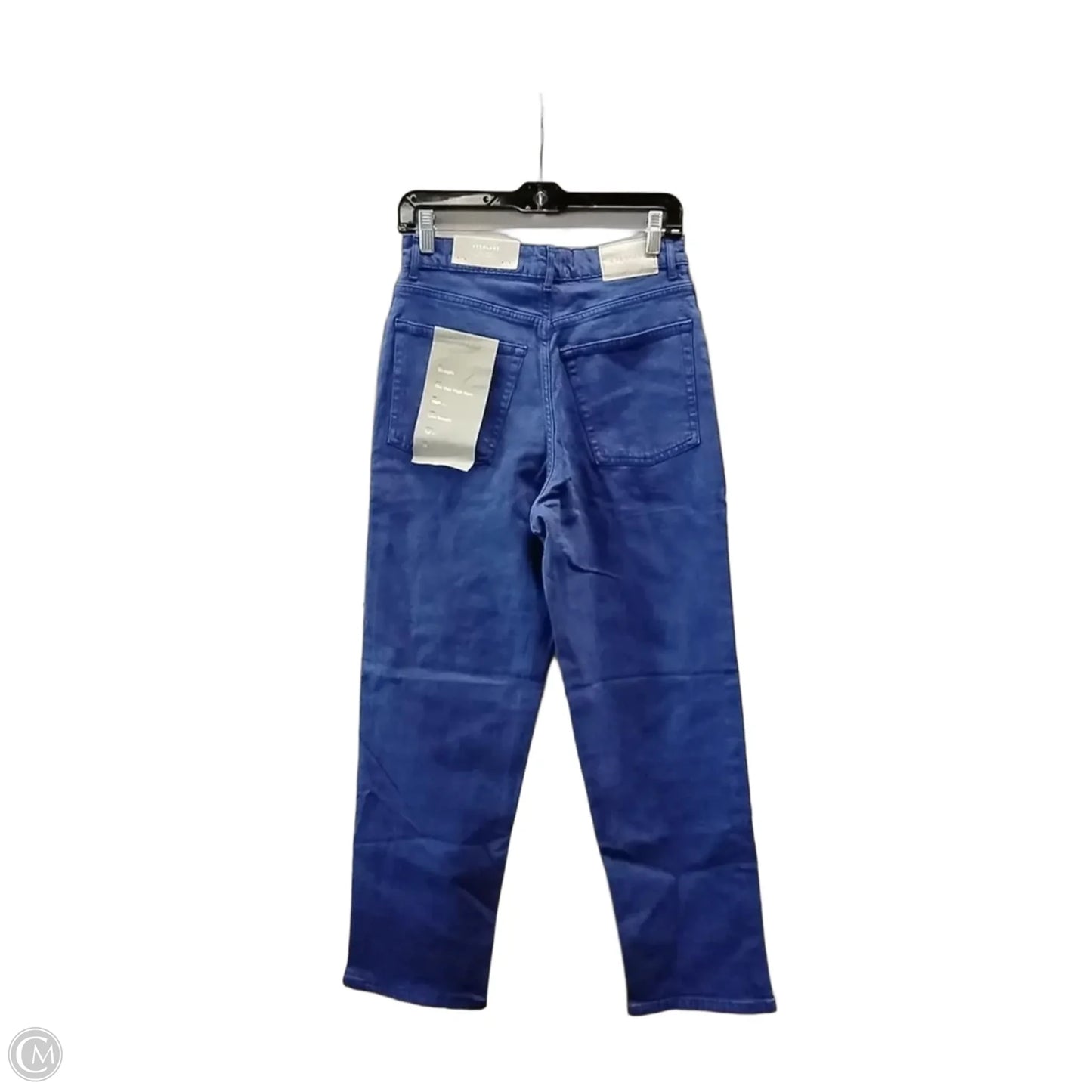 Jeans Straight By Evereve In Blue, Size: 4