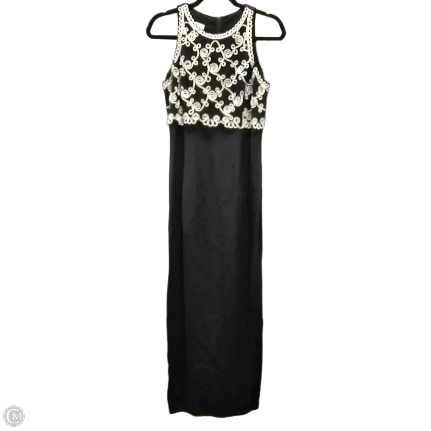 Dress Party Long By Jessica Mcclintok In Black, Size: 10