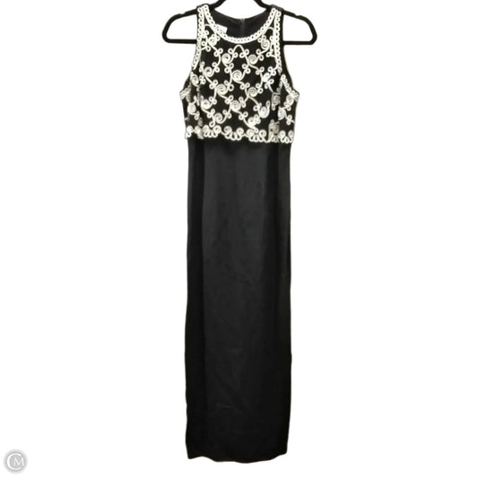 Dress Party Long By Jessica Mcclintok In Black, Size: 10
