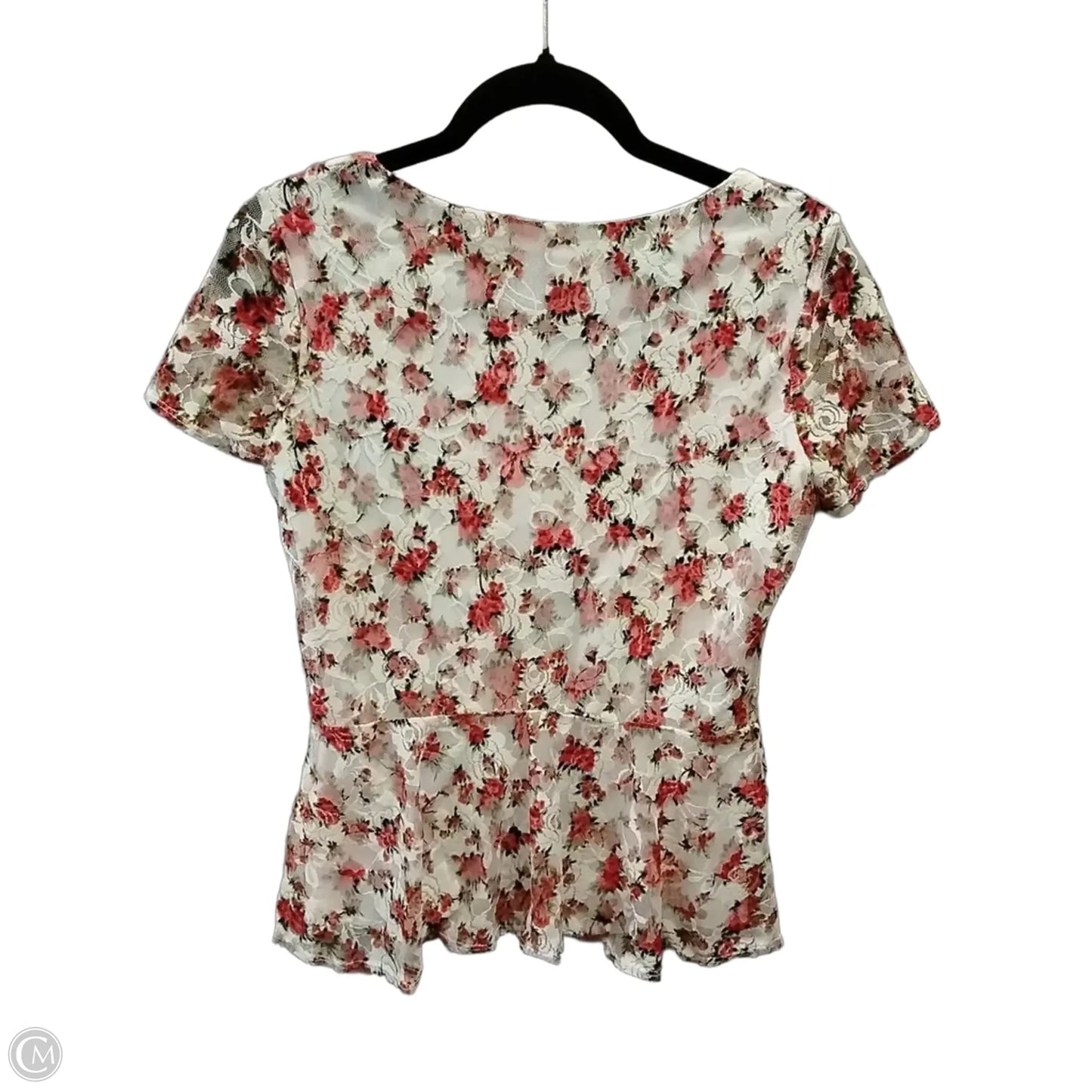 Top Short Sleeve By Notations In White, Size: Small