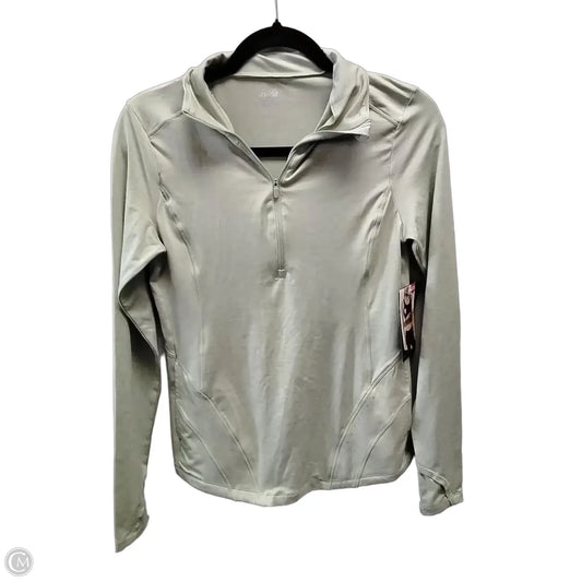 Athletic Top Long Sleeve Collar By Avia In Green, Size: Xs