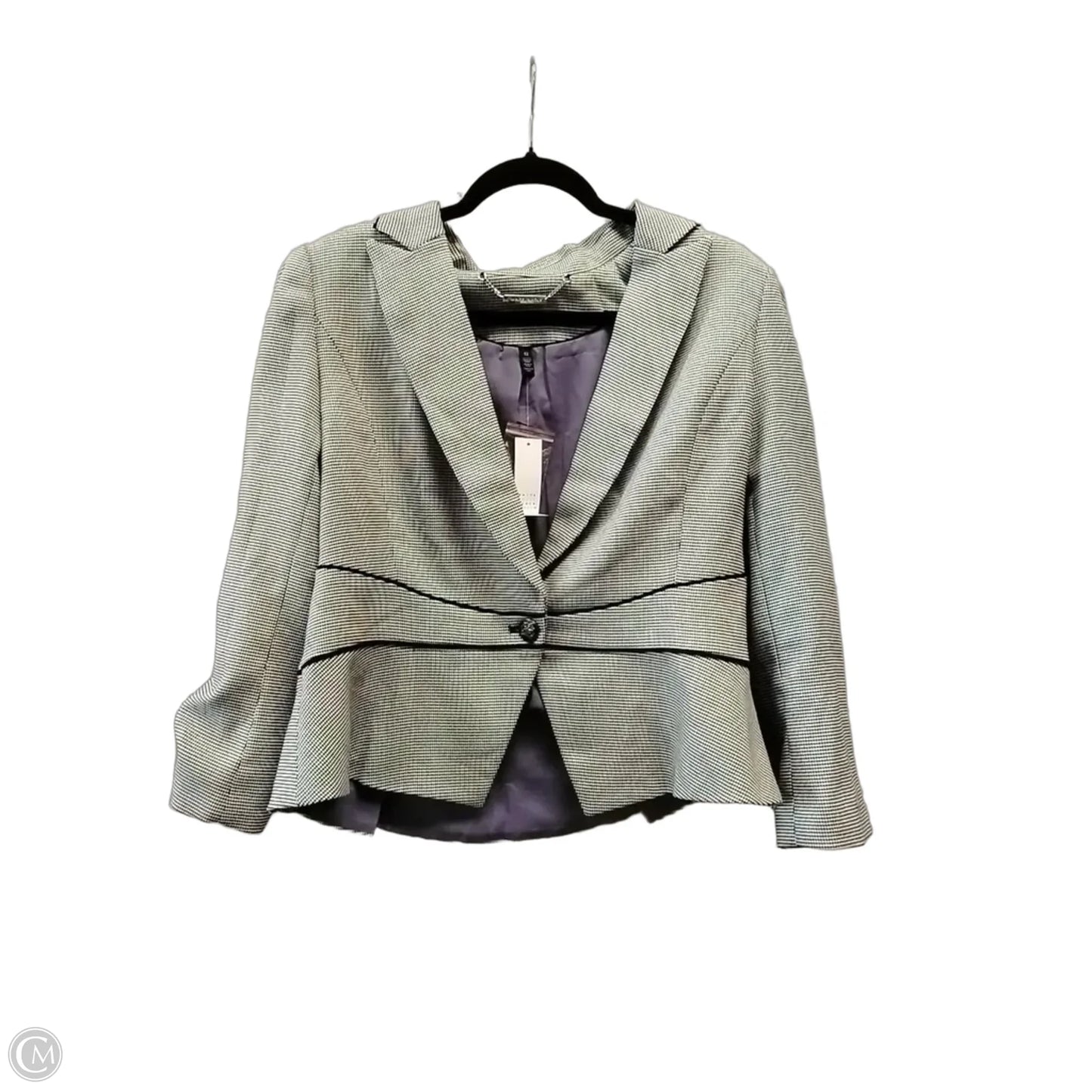 Blazer By White House Black Market In Black & White, Size: 12