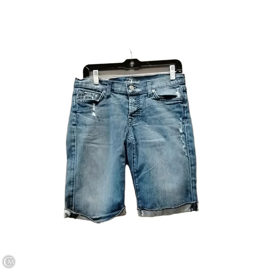 Shorts By Seven 7 In Blue Denim, Size: 4