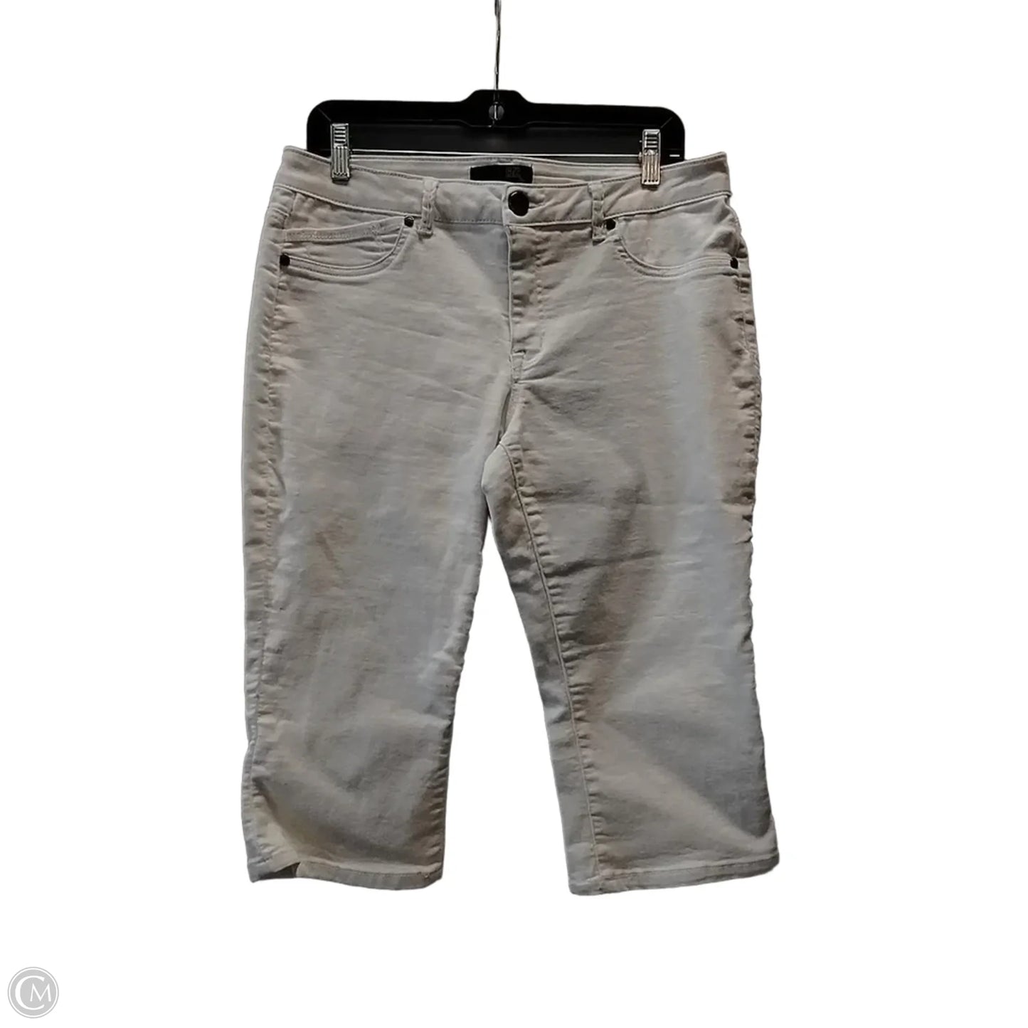 Jeans Cropped By 1822 Denim In White, Size: 14