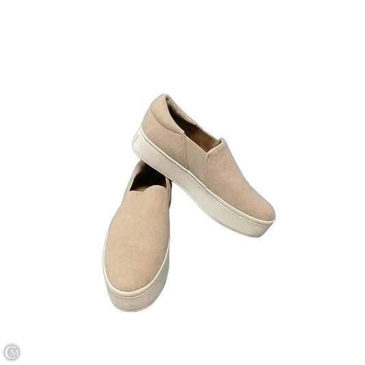 Shoes Flats By Vince In Beige, Size: 9