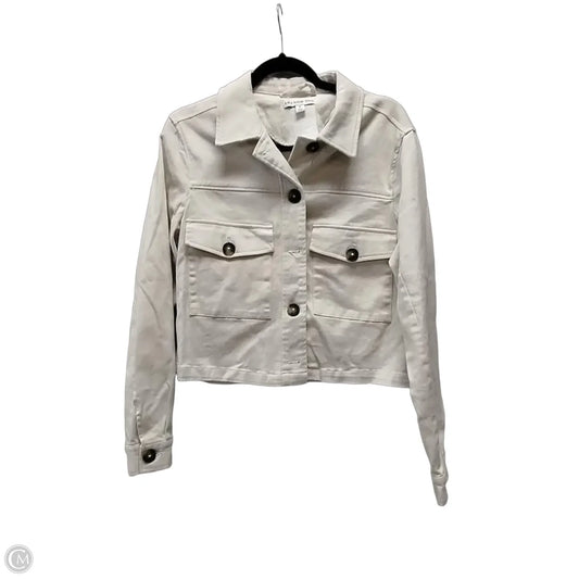 Jacket Denim By And Now This In Cream Denim, Size: M