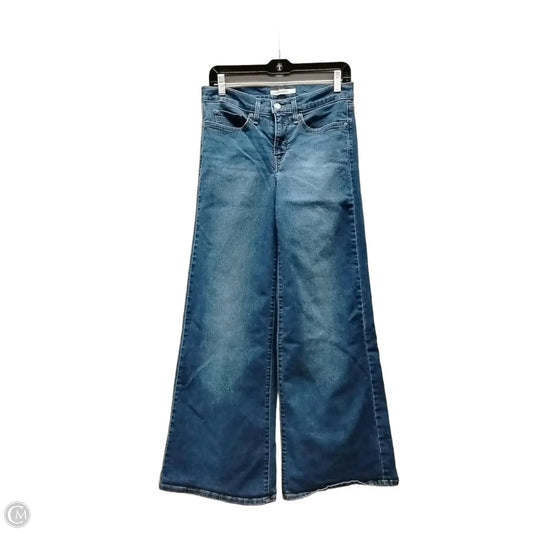 Jeans Wide Leg By Levis In Blue Denim, Size: 6