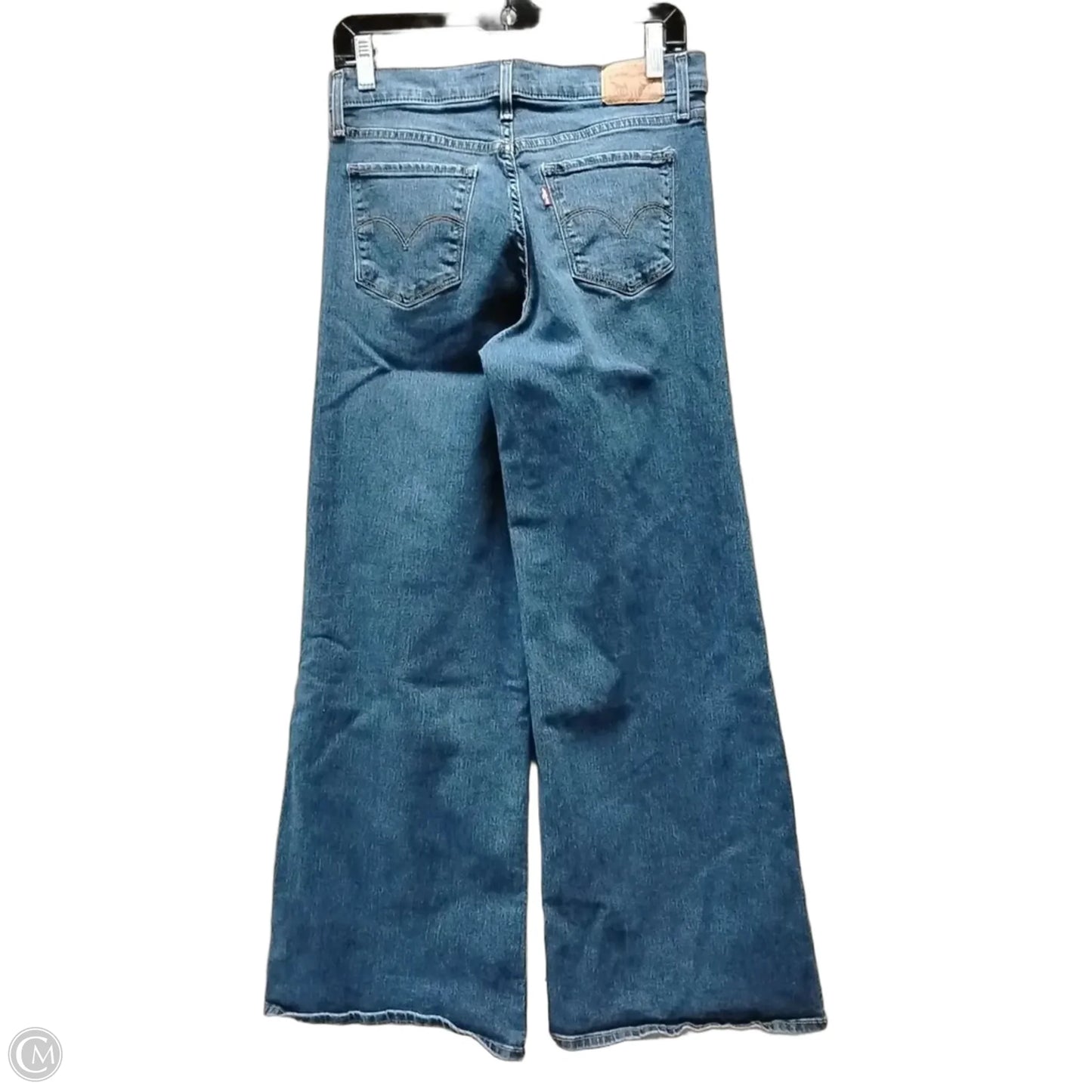 Jeans Wide Leg By Levis In Blue Denim, Size: 6