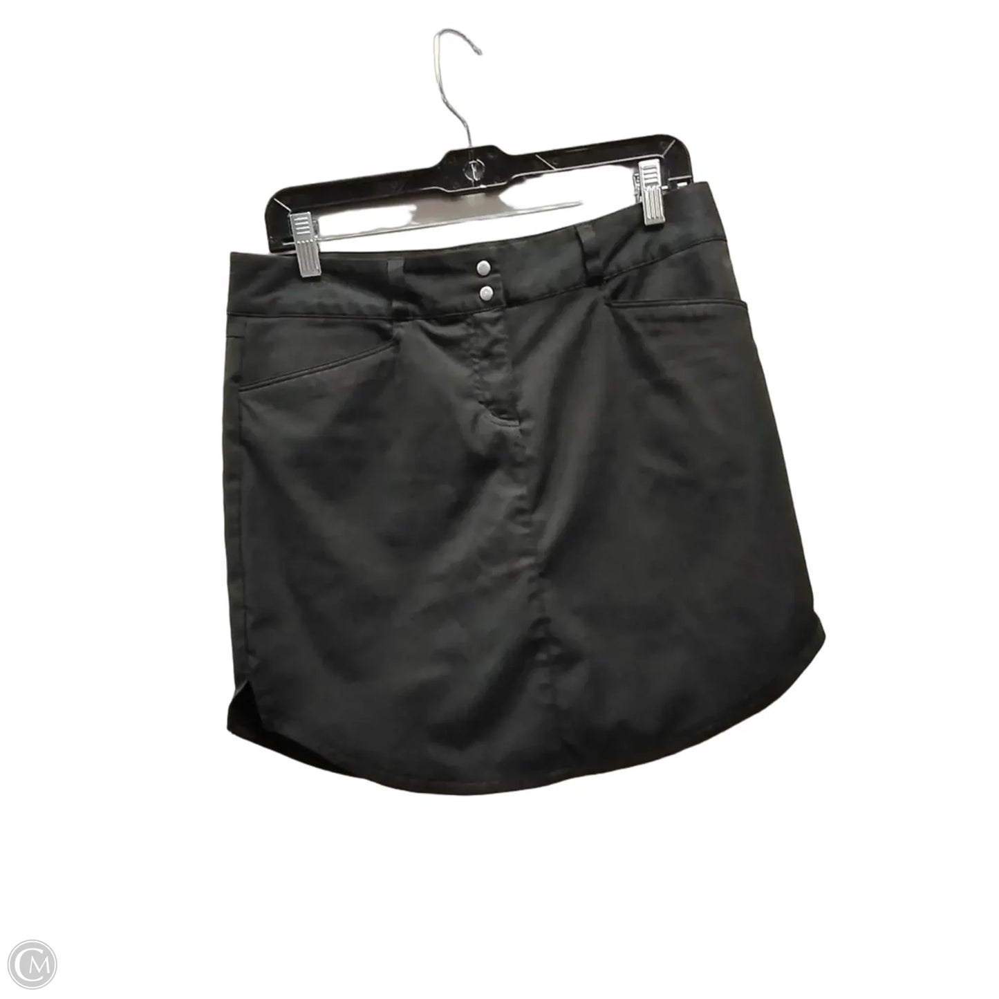 Athletic Skort By Adidas In Black, Size: 8