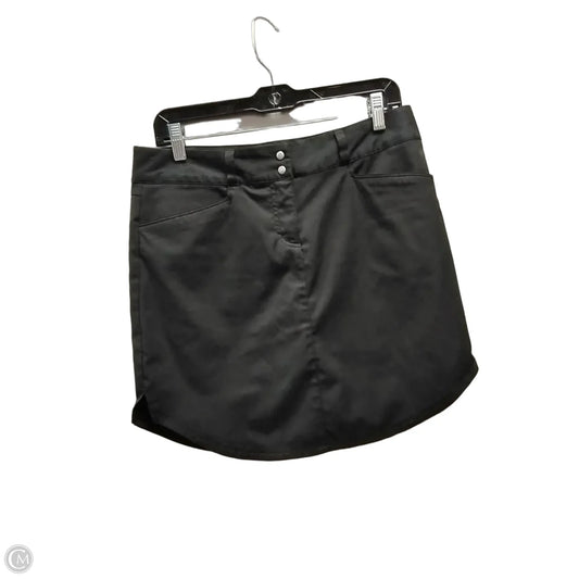 Athletic Skort By Adidas In Black, Size: 8