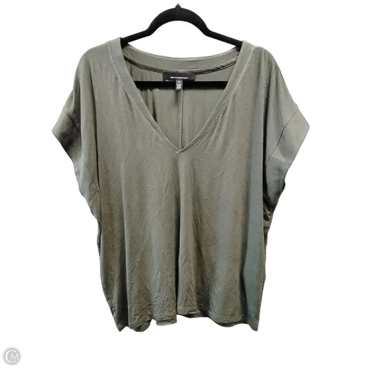 Top Short Sleeve Basic By White House Black Market In Green, Size: Xl