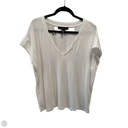 Top Short Sleeve Basic By White House Black Market In White, Size: Xl