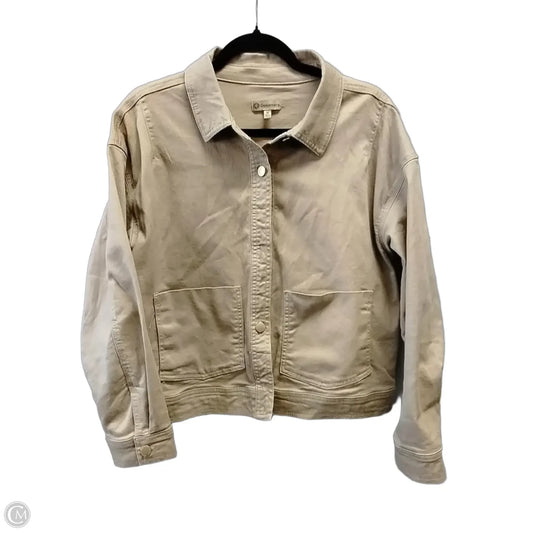 Jacket Denim By Democracy In Brown, Size: M